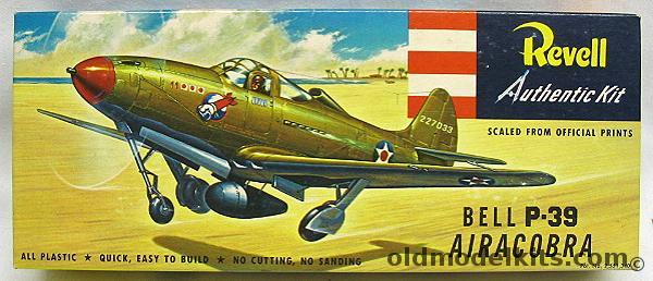 Revell 1/45 Bell P-39 Airacobra With Swastika Kill Markings - 'S' Kit, H222-89 plastic model kit